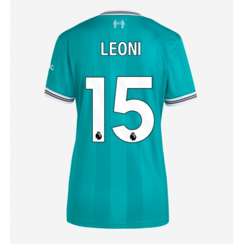 Billige Fotballdrakt Liverpool Giovanni Leoni #15 Replika Tredjedrakt Dame 2025-26 Kortermet Billige Fotballdrakt Liverpool Giovanni Leoni #15 Replika Tredjedrakt Dame 2025-26 Kortermet